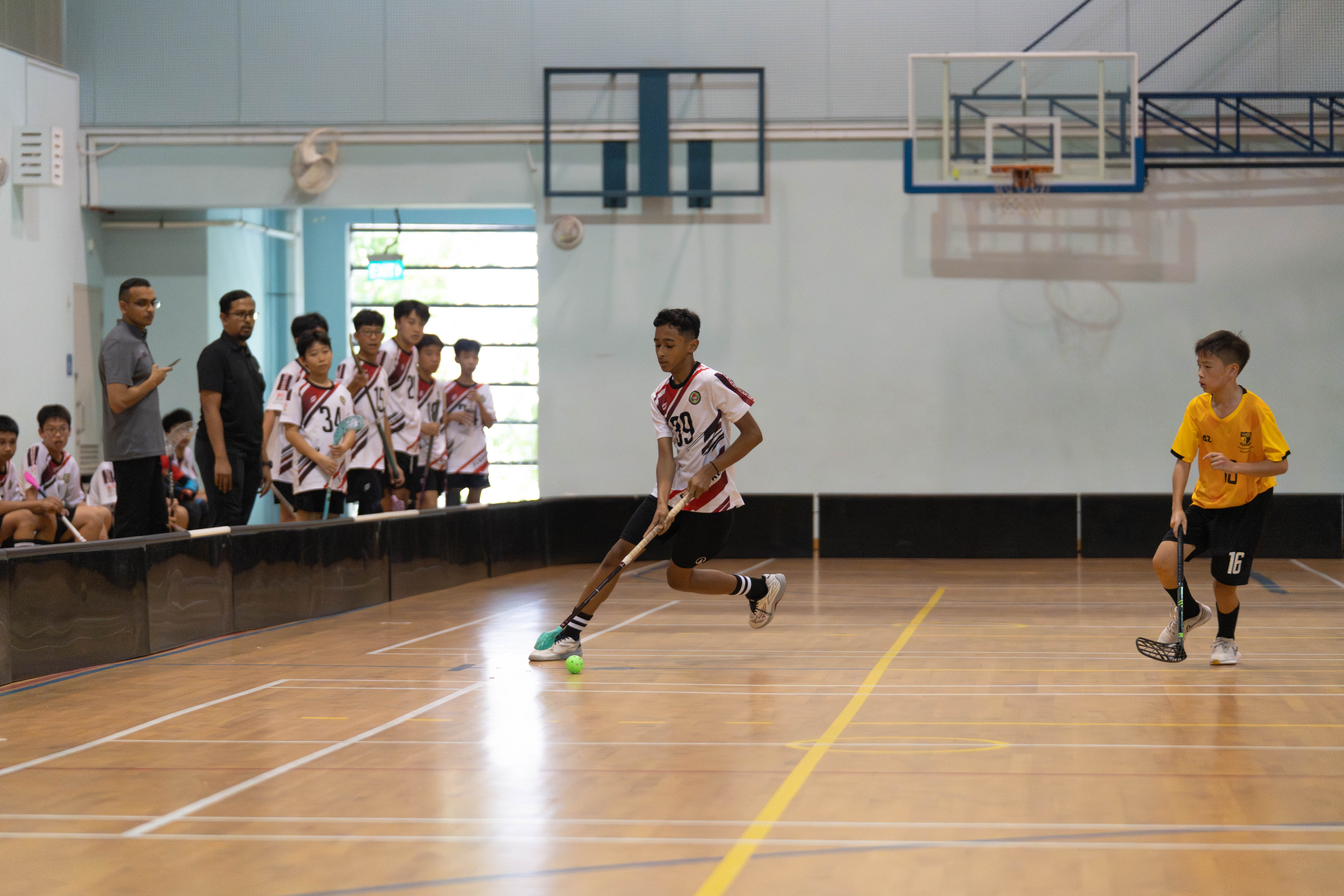 player dribbling the ball